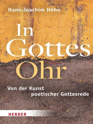 cover image of In Gottes Ohr